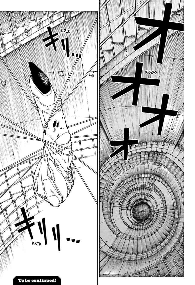 Jujutsu Kaisen Manga Chapter 266 page 19 - Inhuman Makyo Shinjuku Showdown, Part 37 scene