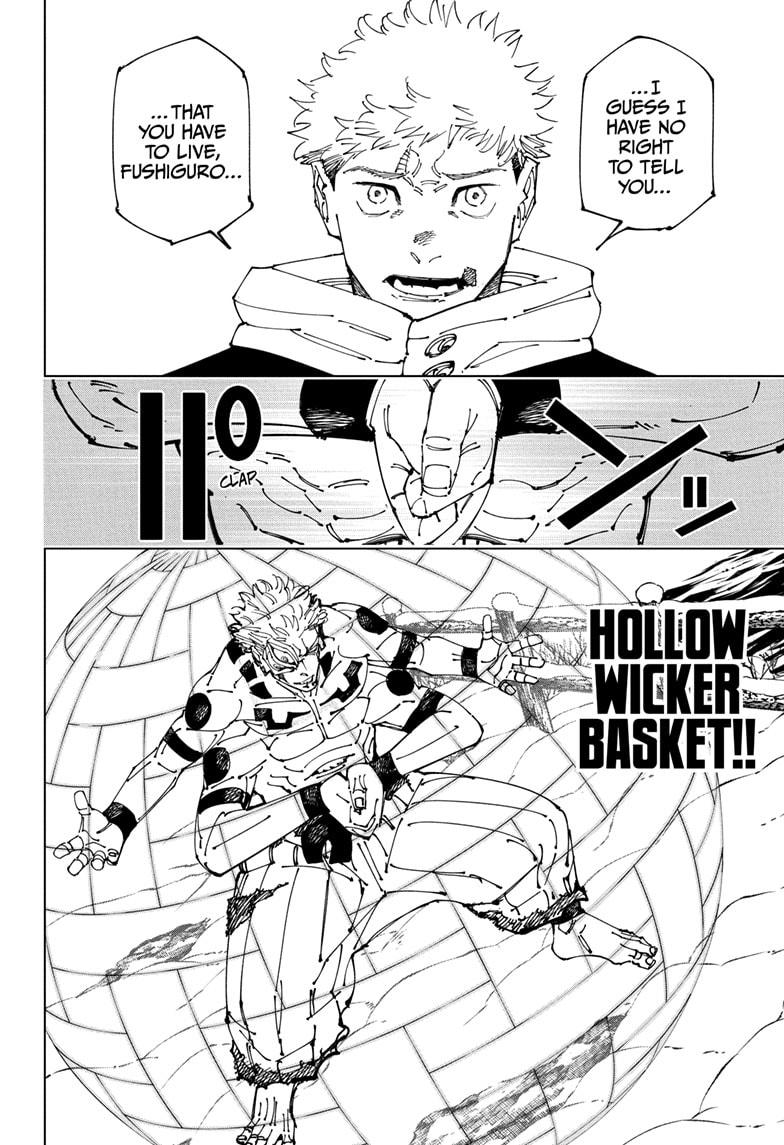 Jujutsu Kaisen Manga Chapter 266 page 4 - Inhuman Makyo Shinjuku Showdown, Part 37 scene