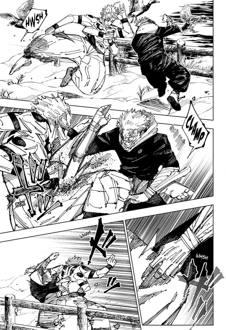 Jujutsu Kaisen Manga Chapter 266 page 7 - Inhuman Makyo Shinjuku Showdown, Part 37 scene