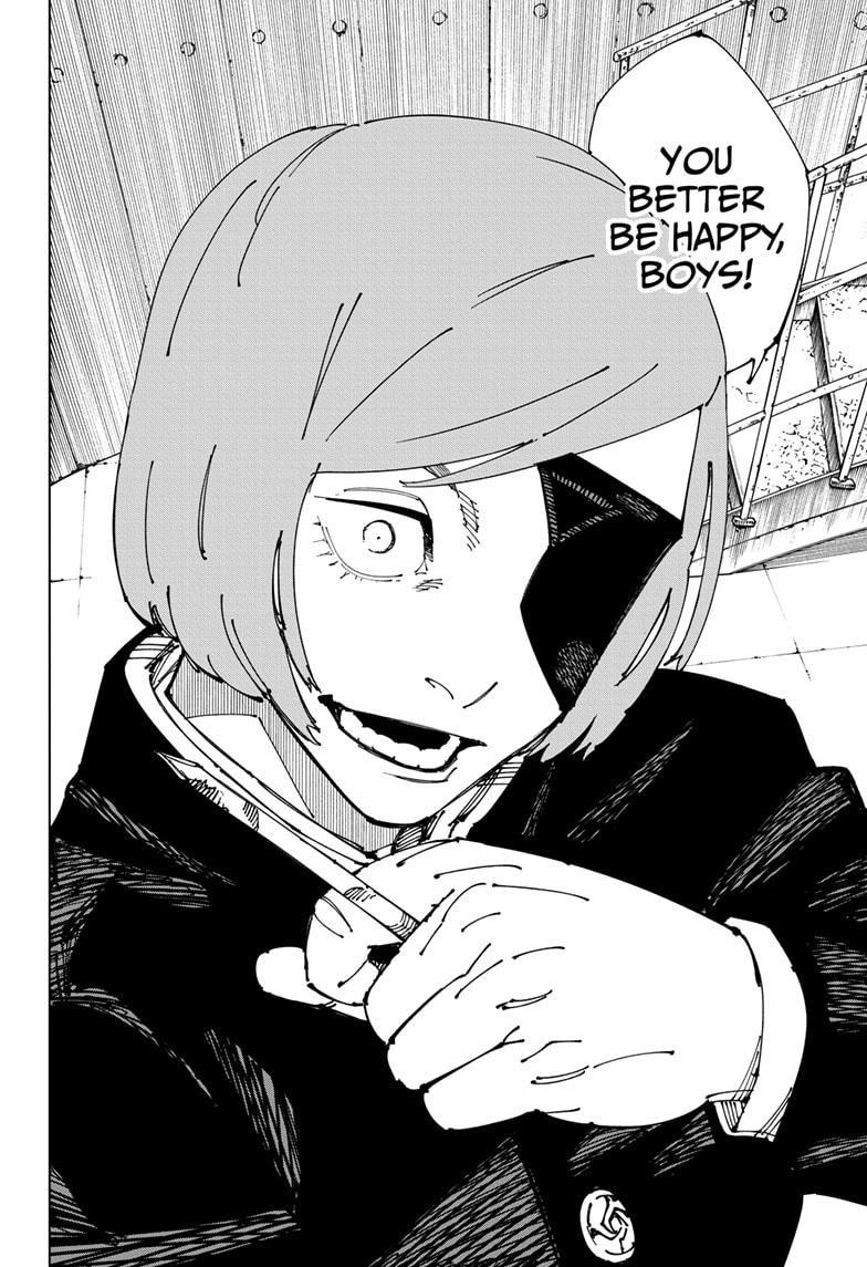 Jujutsu Kaisen Manga Chapter 267 page 10 - Inhuman Makyo Shinjuku Showdown, Part 38 scene
