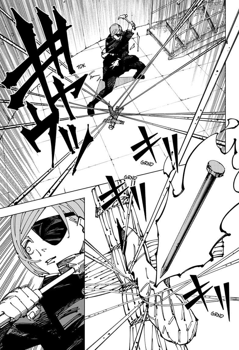 Jujutsu Kaisen Manga Chapter 267 page 11 - Inhuman Makyo Shinjuku Showdown, Part 38 scene