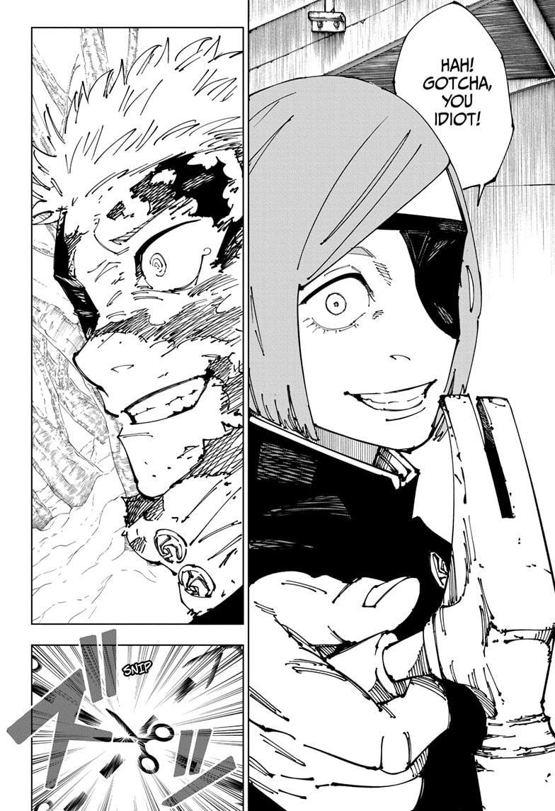 Jujutsu Kaisen Manga Chapter 267 page 13 - Inhuman Makyo Shinjuku Showdown, Part 38 scene
