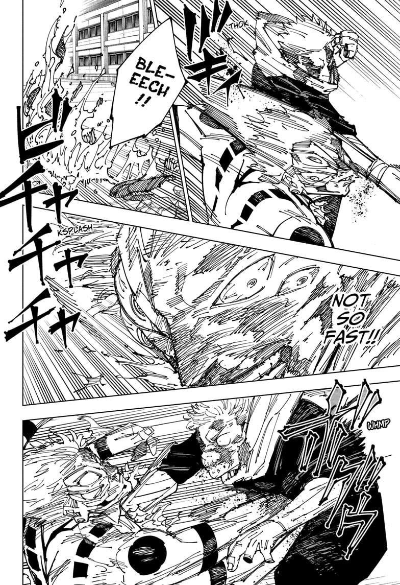 Jujutsu Kaisen Manga Chapter 267 page 15 - Inhuman Makyo Shinjuku Showdown, Part 38 scene