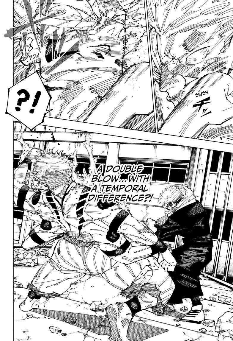 Jujutsu Kaisen Manga Chapter 267 page 17 - Inhuman Makyo Shinjuku Showdown, Part 38 scene
