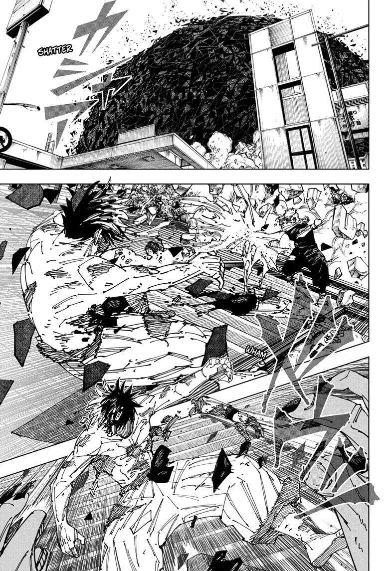 Jujutsu Kaisen Manga Chapter 268 page 3 - Settling Matters scene