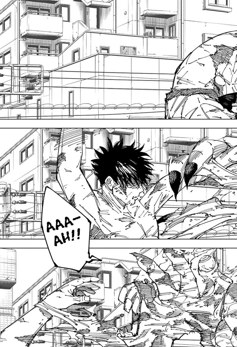 Jujutsu Kaisen Manga Chapter 268 page 5 - Settling Matters scene