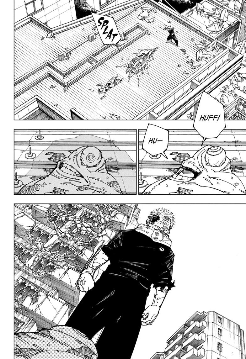 Jujutsu Kaisen Manga Chapter 268 page 6 - Settling Matters scene
