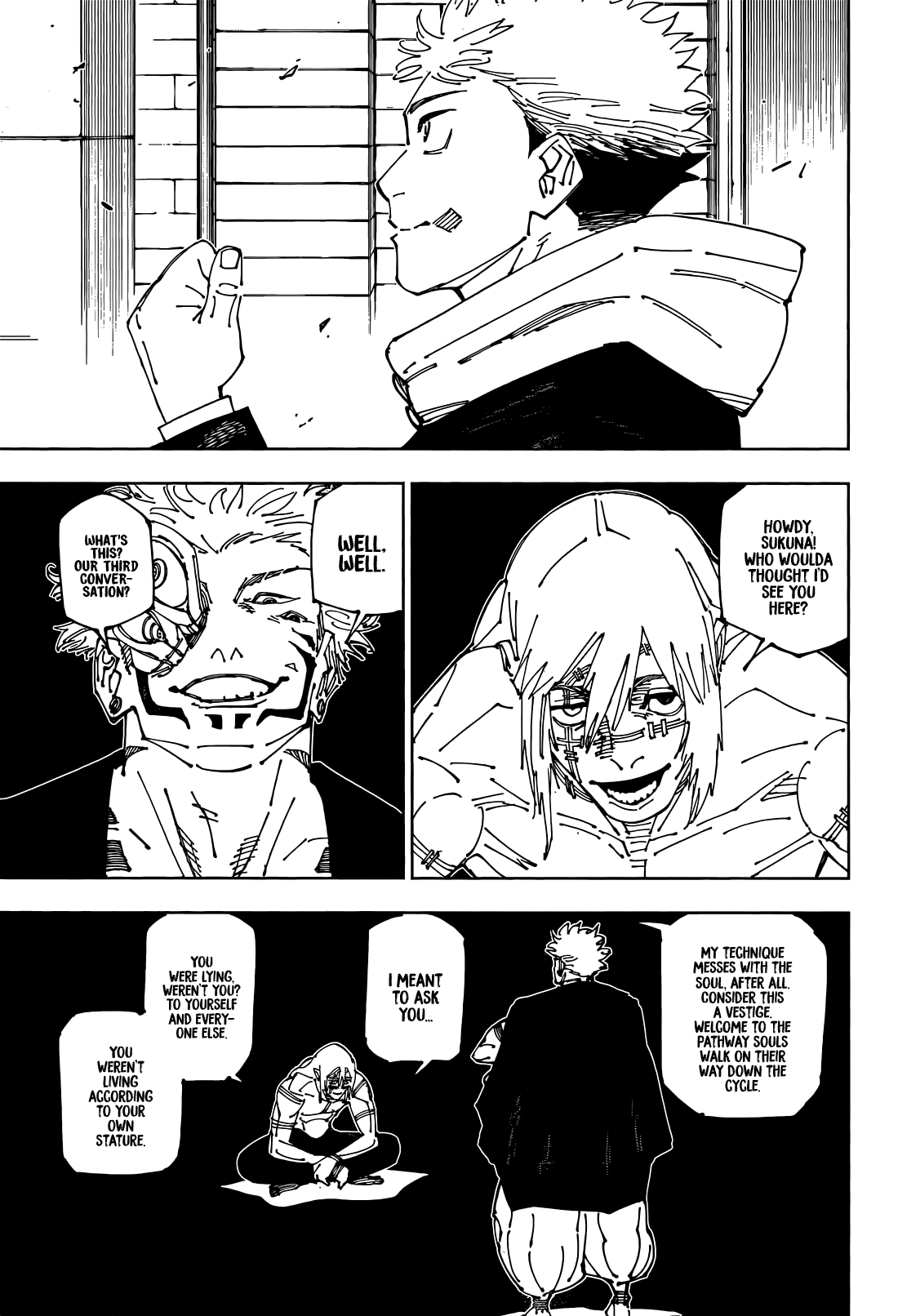 Jujutsu Kaisen Manga Chapter 271 page 17 - From Now On [END] scene
