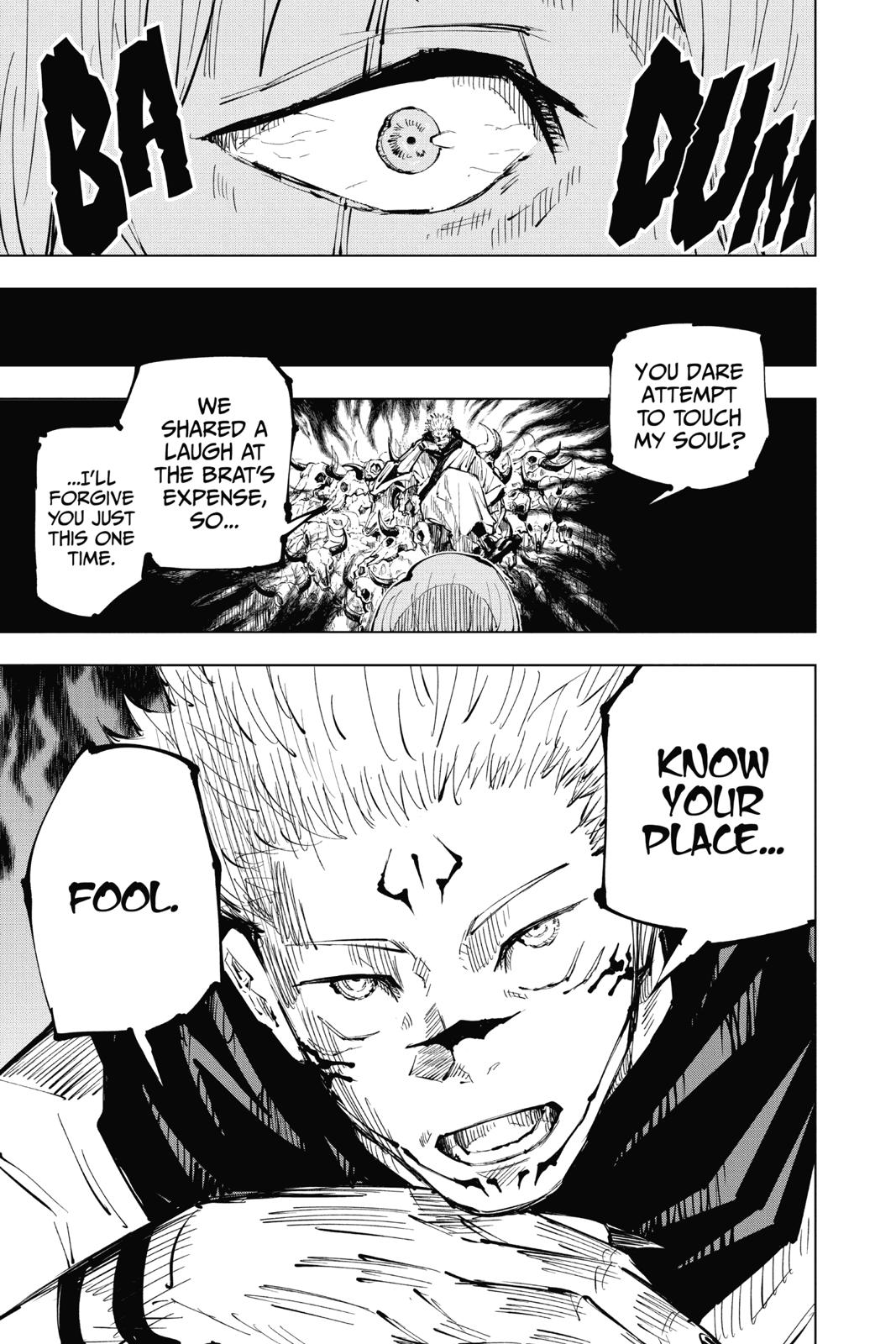 Jujutsu Kaisen Manga Chapter 28 page 15 - I'm Gonna Kill You! scene