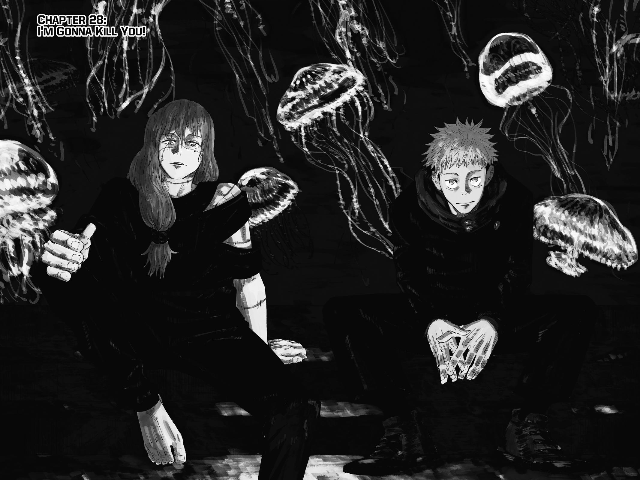 Jujutsu Kaisen Manga Chapter 28 page 2 - I'm Gonna Kill You! scene