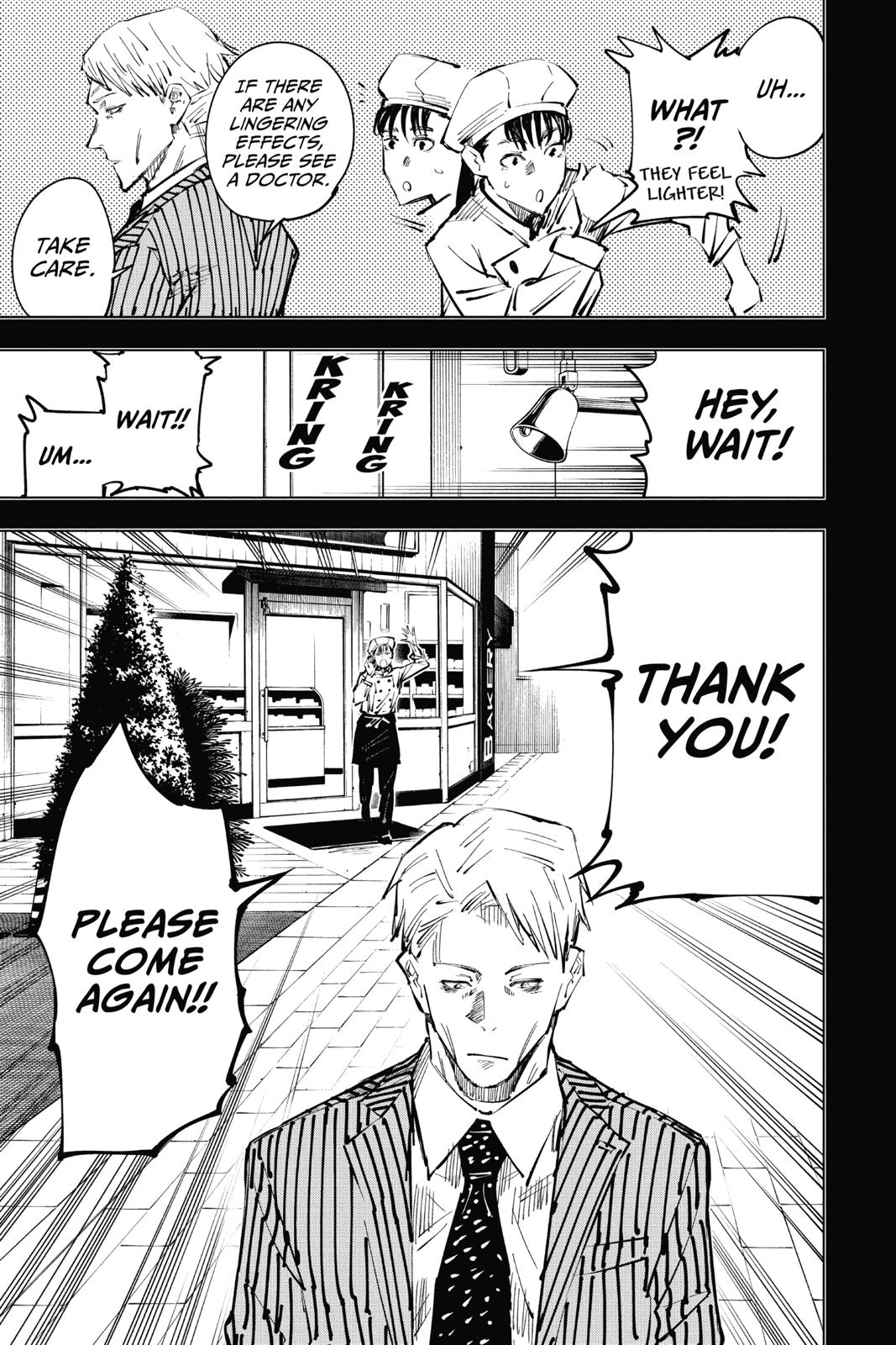 Jujutsu Kaisen Manga Chapter 30 page 11 - Selfishness scene