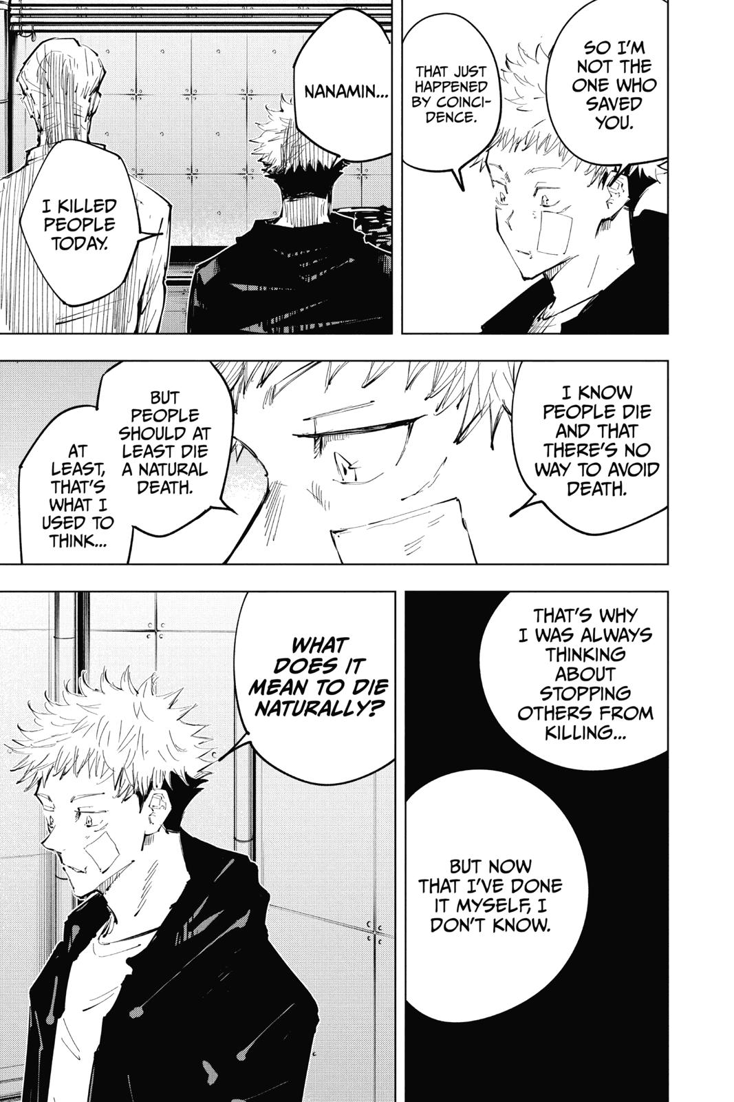 Jujutsu Kaisen Manga Chapter 31 page 14 - Tomorrow scene