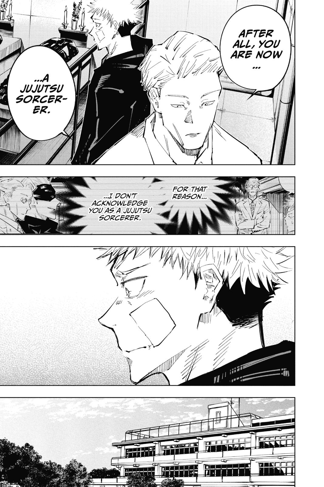 Jujutsu Kaisen Manga Chapter 31 page 16 - Tomorrow scene