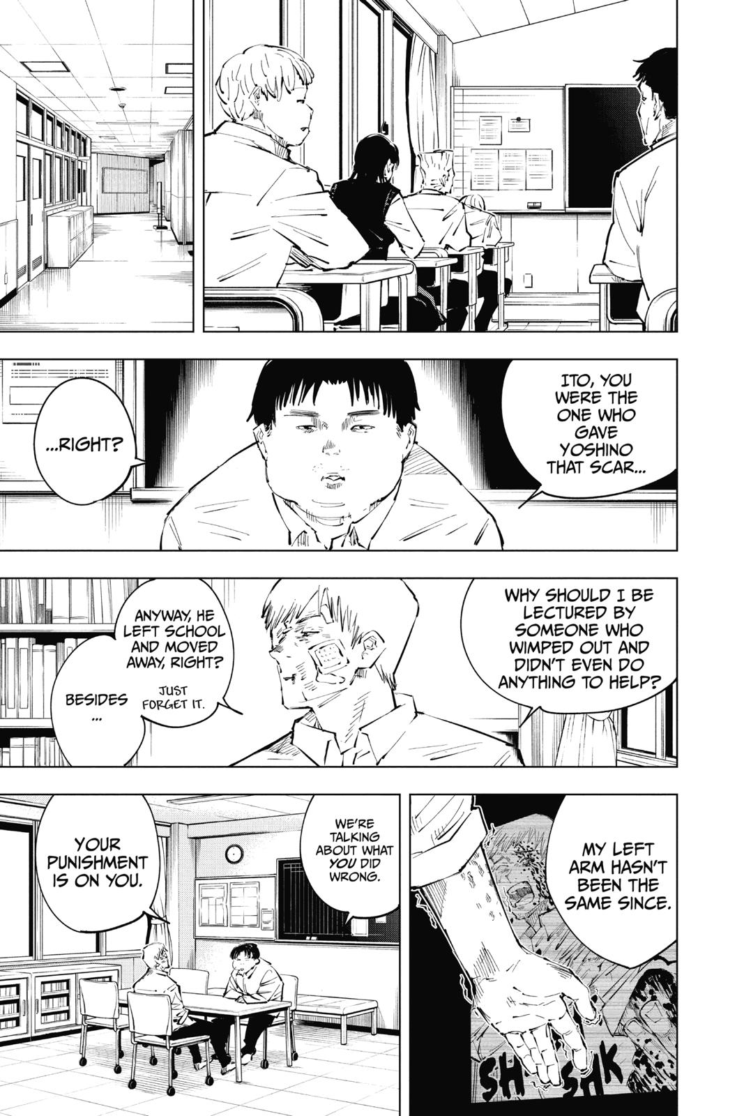 Jujutsu Kaisen Manga Chapter 31 page 18 - Tomorrow scene