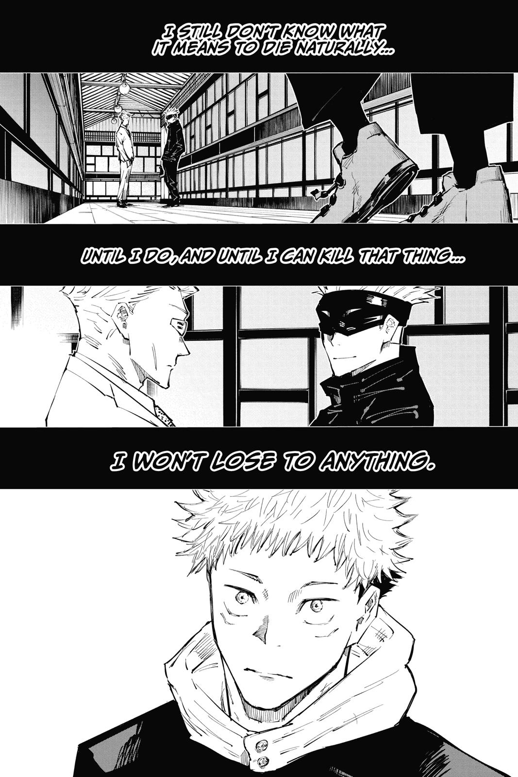 Jujutsu Kaisen Manga Chapter 31 page 20 - Tomorrow scene