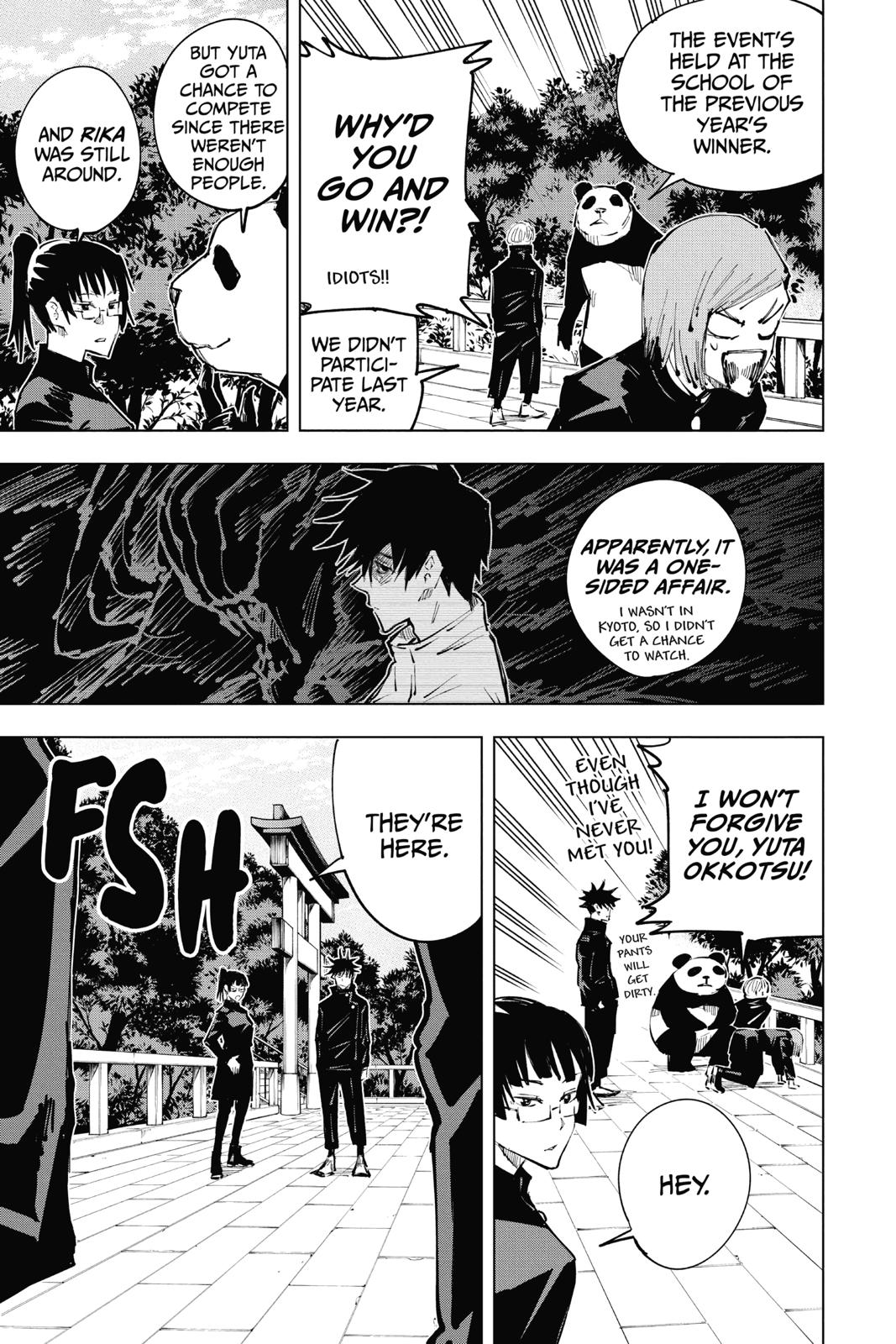 Jujutsu Kaisen Manga Chapter 32 page 11 - Introspection scene