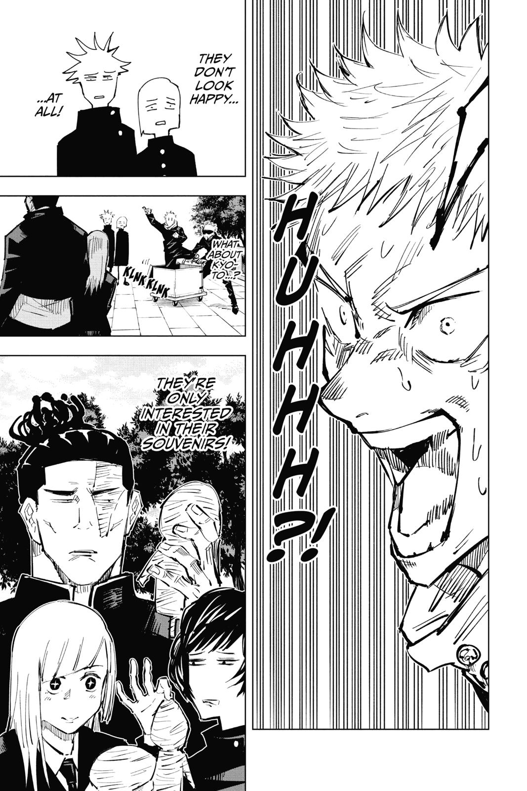 Jujutsu Kaisen Manga Chapter 32 page 18 - Introspection scene