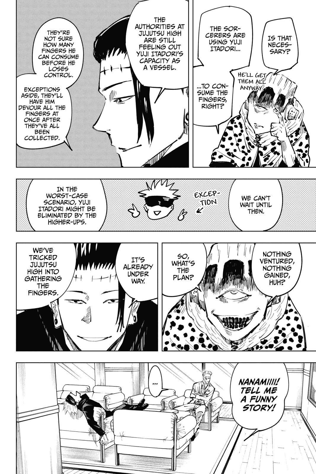 Jujutsu Kaisen Manga Chapter 32 page 6 - Introspection scene
