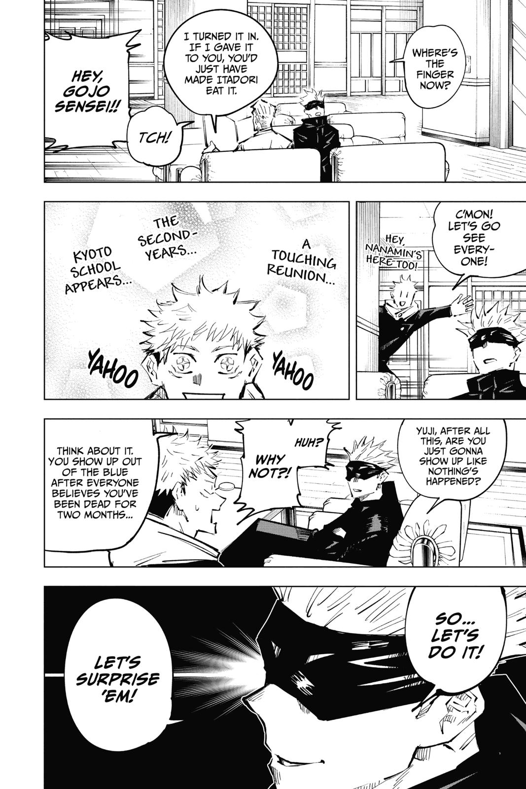 Jujutsu Kaisen Manga Chapter 32 page 8 - Introspection scene