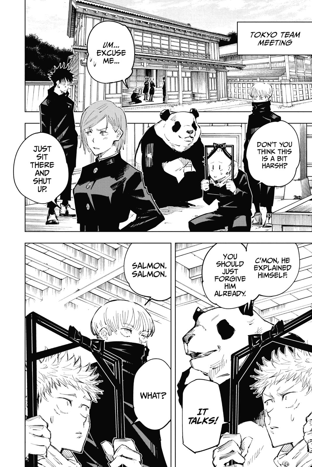 Jujutsu Kaisen Manga Chapter 33 page 3 - Kyoto Sister School Goodwill Event - Team Battle, Part 0 scene
