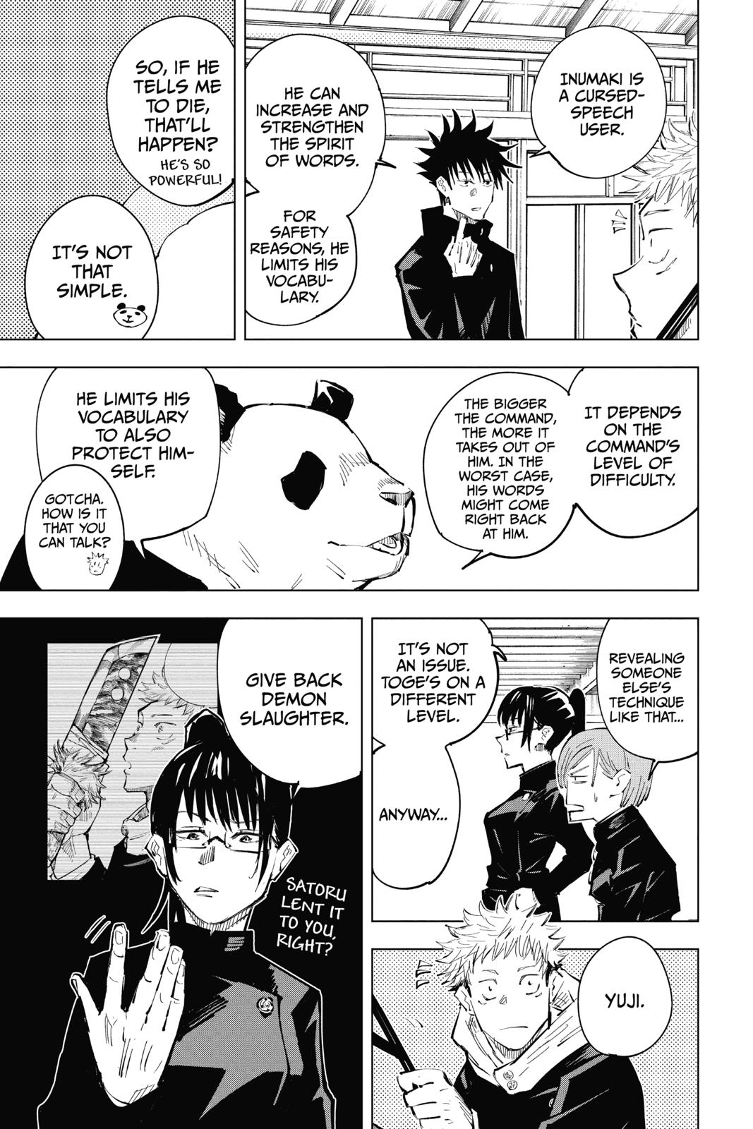 Jujutsu Kaisen Manga Chapter 33 page 4 - Kyoto Sister School Goodwill Event - Team Battle, Part 0 scene