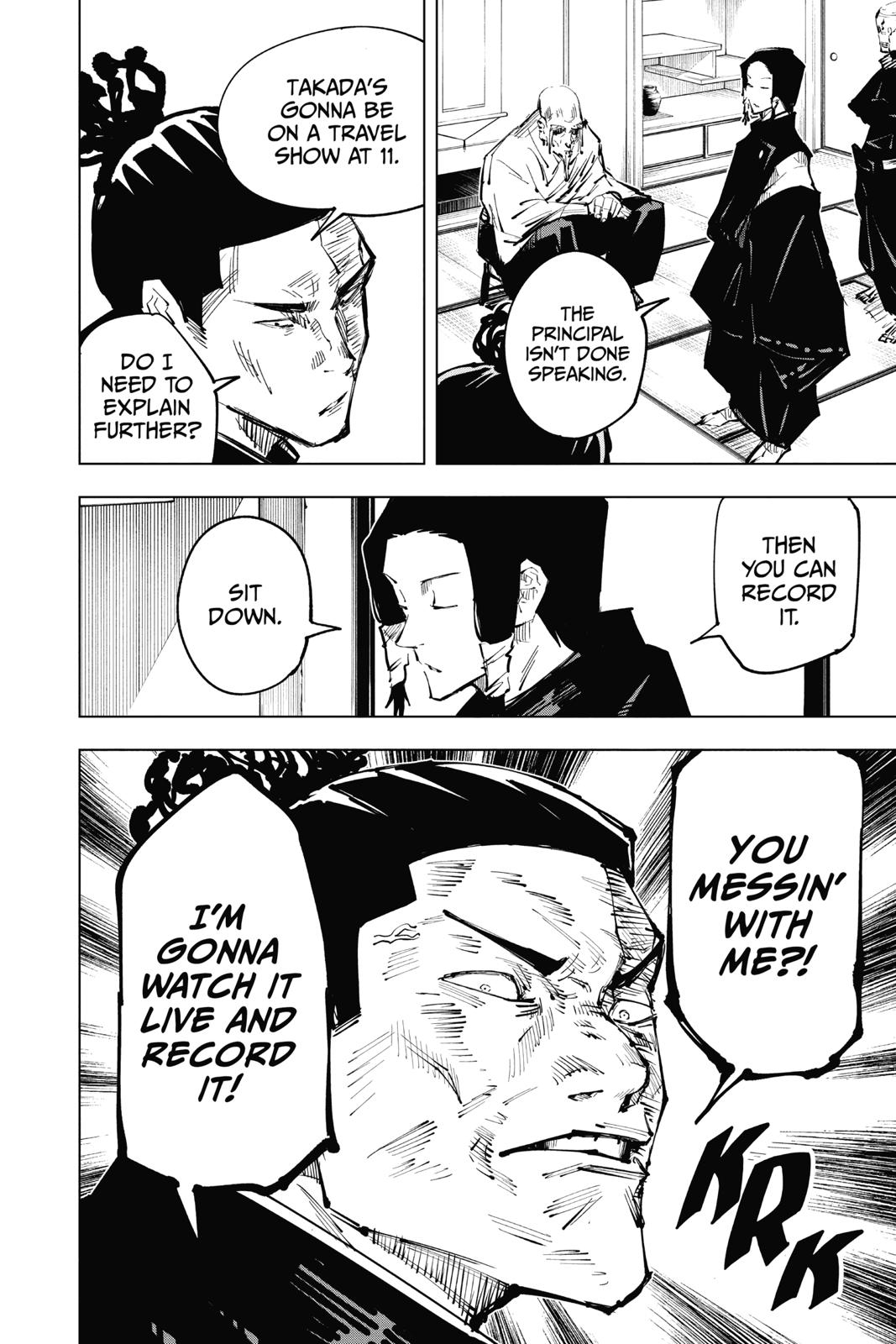 Jujutsu Kaisen Manga Chapter 33 page 9 - Kyoto Sister School Goodwill Event - Team Battle, Part 0 scene