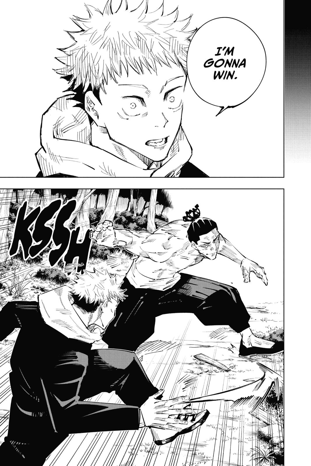 Jujutsu Kaisen Manga Chapter 34 page 10 - Kyoto Sister School Goodwill Event - Team Battle, Part 1 scene