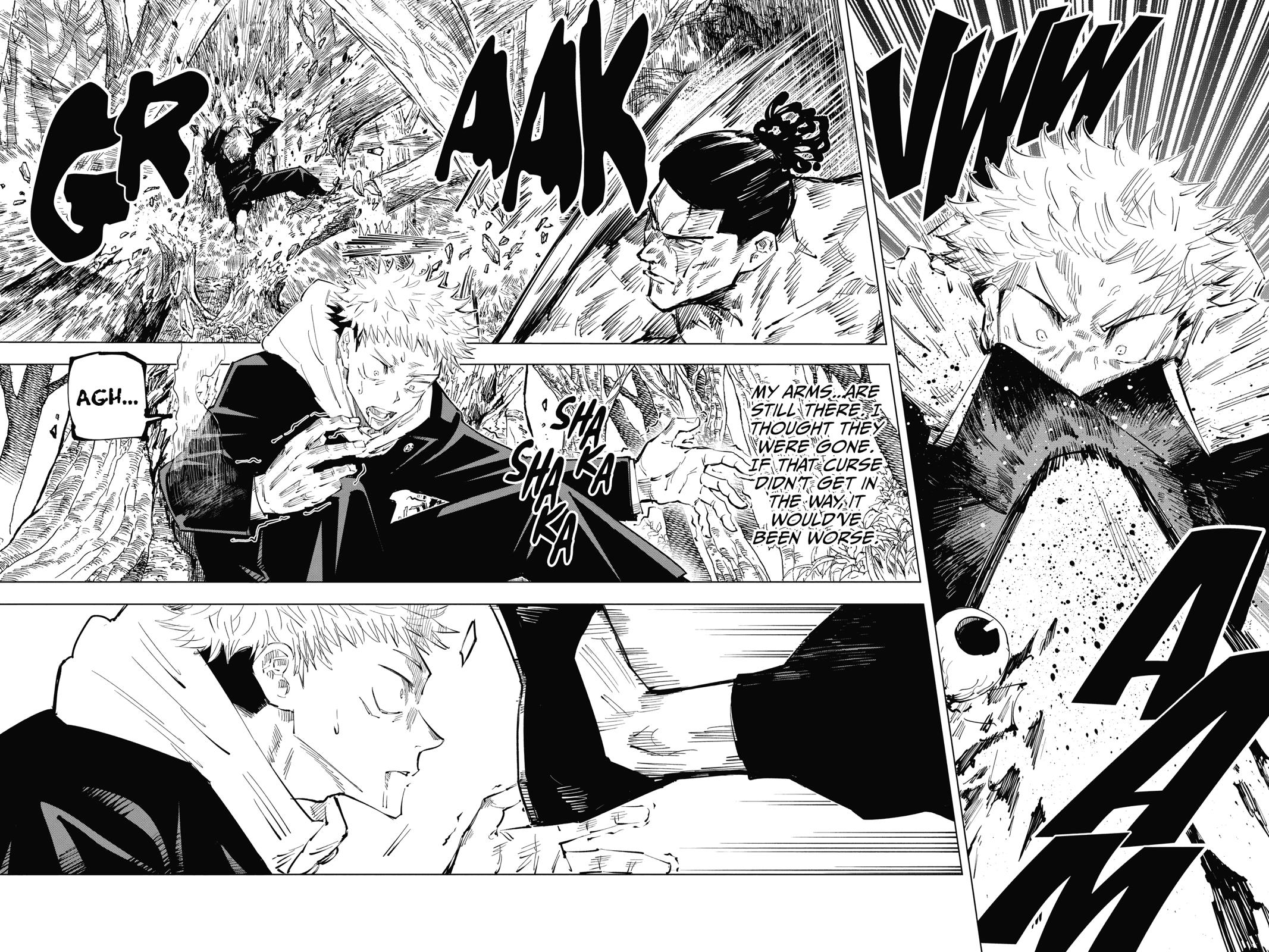 Jujutsu Kaisen Manga Chapter 34 page 13 - Kyoto Sister School Goodwill Event - Team Battle, Part 1 scene