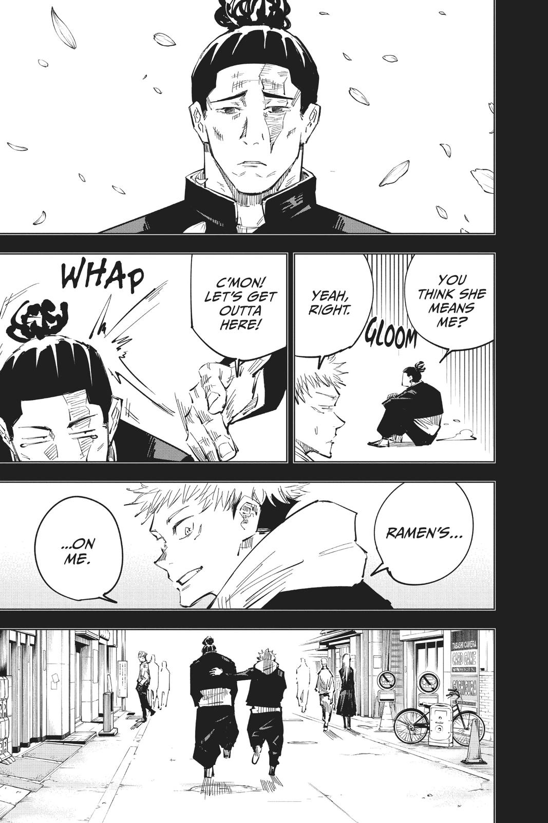 Jujutsu Kaisen Manga Chapter 35 page 11 - Kyoto Sister School Goodwill Event - Team Battle, Part 2 scene