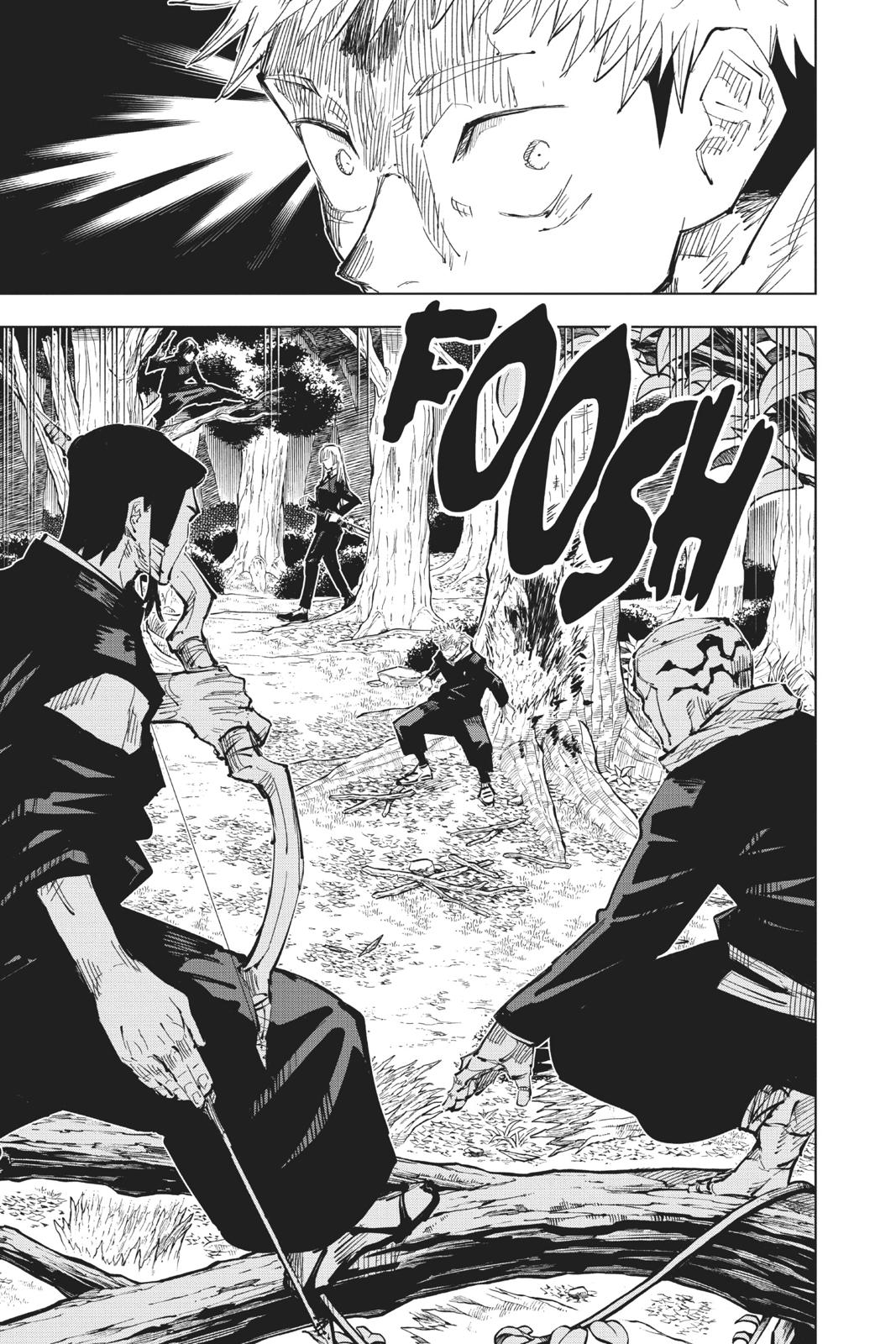 Jujutsu Kaisen Manga Chapter 35 page 13 - Kyoto Sister School Goodwill Event - Team Battle, Part 2 scene