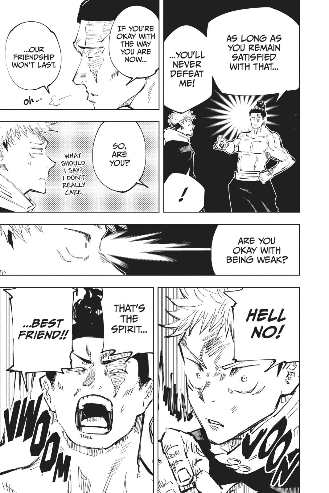 Jujutsu Kaisen Manga Chapter 36 page 19 - Kyoto Sister School Goodwill Event - Team Battle, Part 3 scene