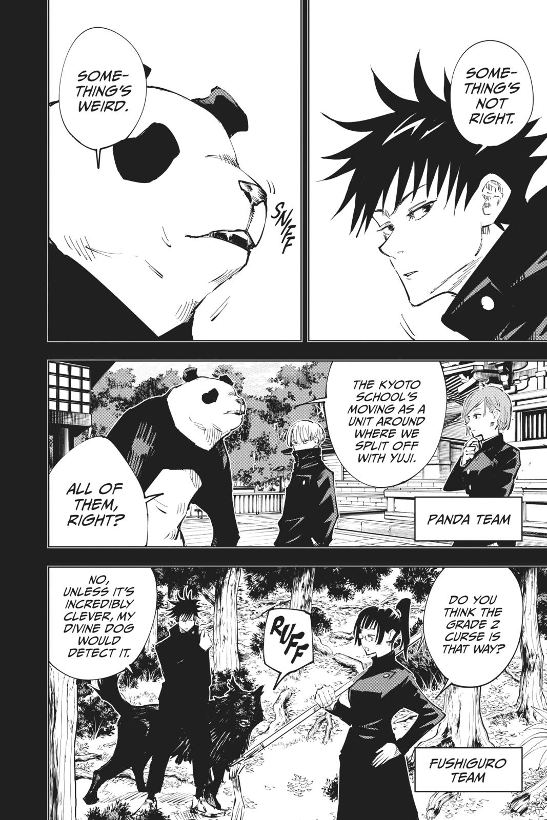 Jujutsu Kaisen Manga Chapter 36 page 2 - Kyoto Sister School Goodwill Event - Team Battle, Part 3 scene
