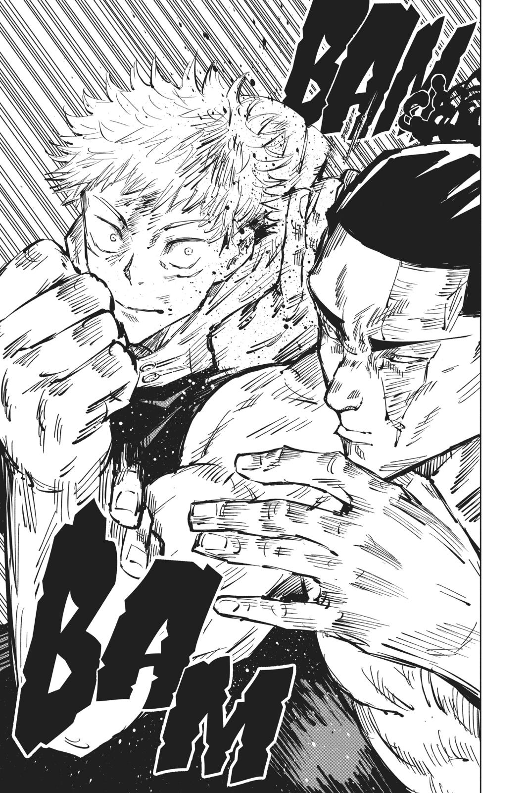 Jujutsu Kaisen Manga Chapter 36 page 9 - Kyoto Sister School Goodwill Event - Team Battle, Part 3 scene