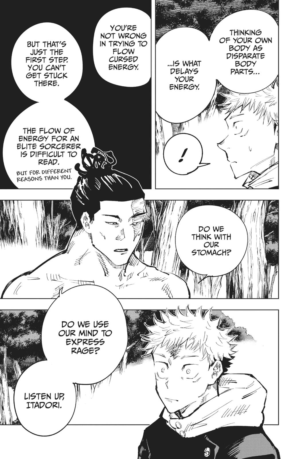Jujutsu Kaisen Manga Chapter 37 page 11 - Kyoto Sister School Goodwill Event - Team Battle, Part 4 scene