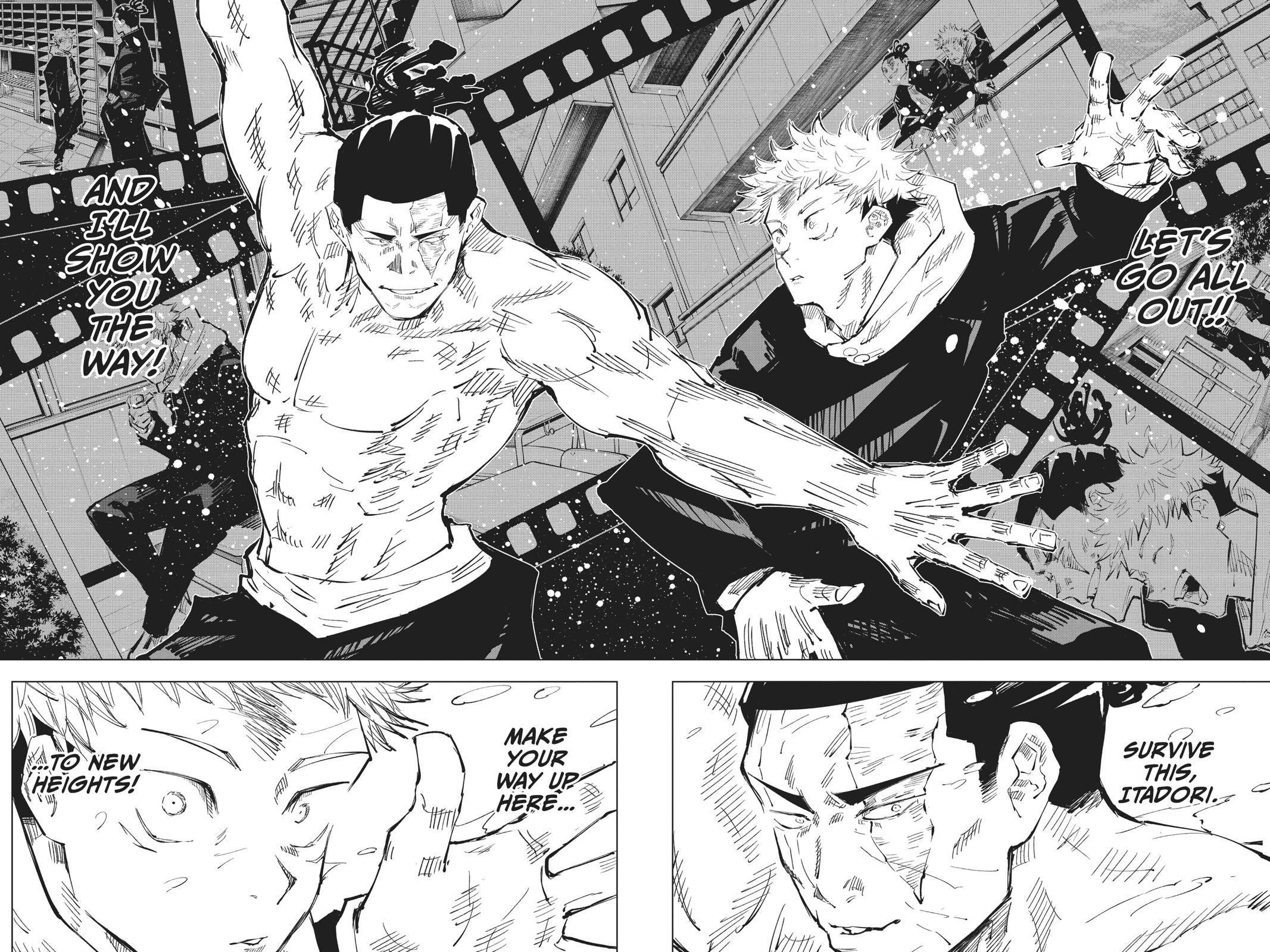Jujutsu Kaisen Manga Chapter 37 page 14 - Kyoto Sister School Goodwill Event - Team Battle, Part 4 scene