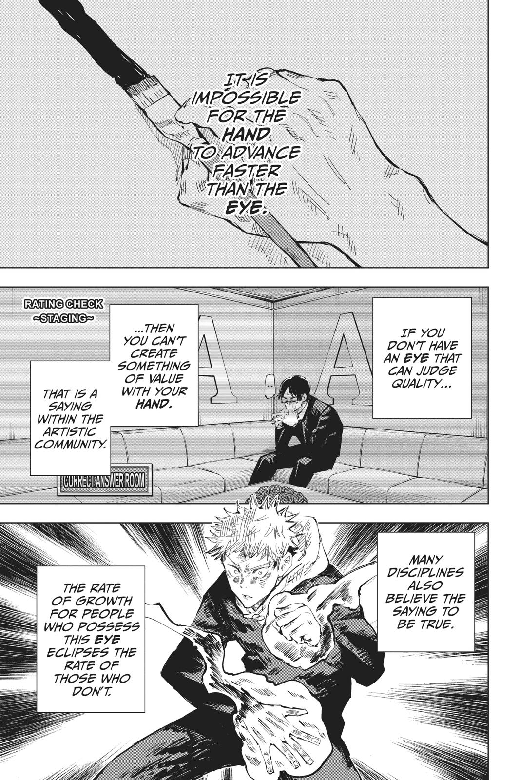 Jujutsu Kaisen Manga Chapter 37 page 3 - Kyoto Sister School Goodwill Event - Team Battle, Part 4 scene
