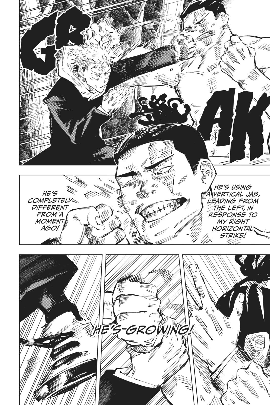 Jujutsu Kaisen Manga Chapter 37 page 4 - Kyoto Sister School Goodwill Event - Team Battle, Part 4 scene