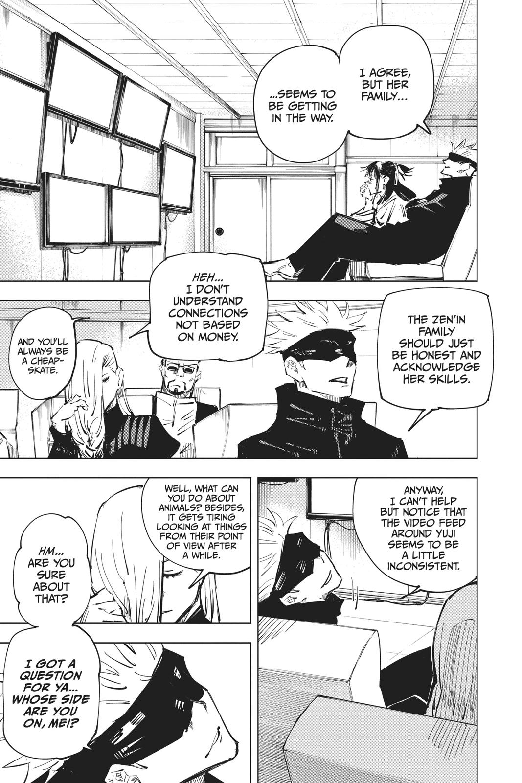 Jujutsu Kaisen Manga Chapter 40 page 11 - Kyoto Sister SchoolGoodwill Event - Team Battle, Part 7 scene