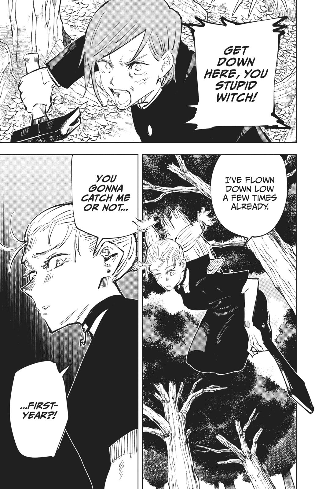 Jujutsu Kaisen Manga Chapter 40 page 15 - Kyoto Sister SchoolGoodwill Event - Team Battle, Part 7 scene