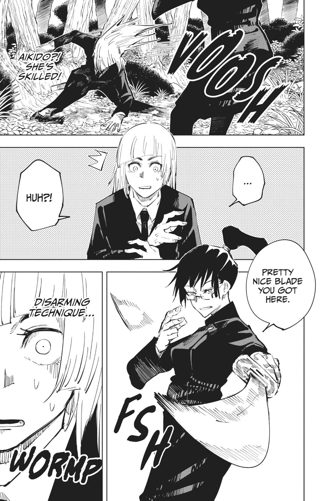 Jujutsu Kaisen Manga Chapter 40 page 9 - Kyoto Sister SchoolGoodwill Event - Team Battle, Part 7 scene