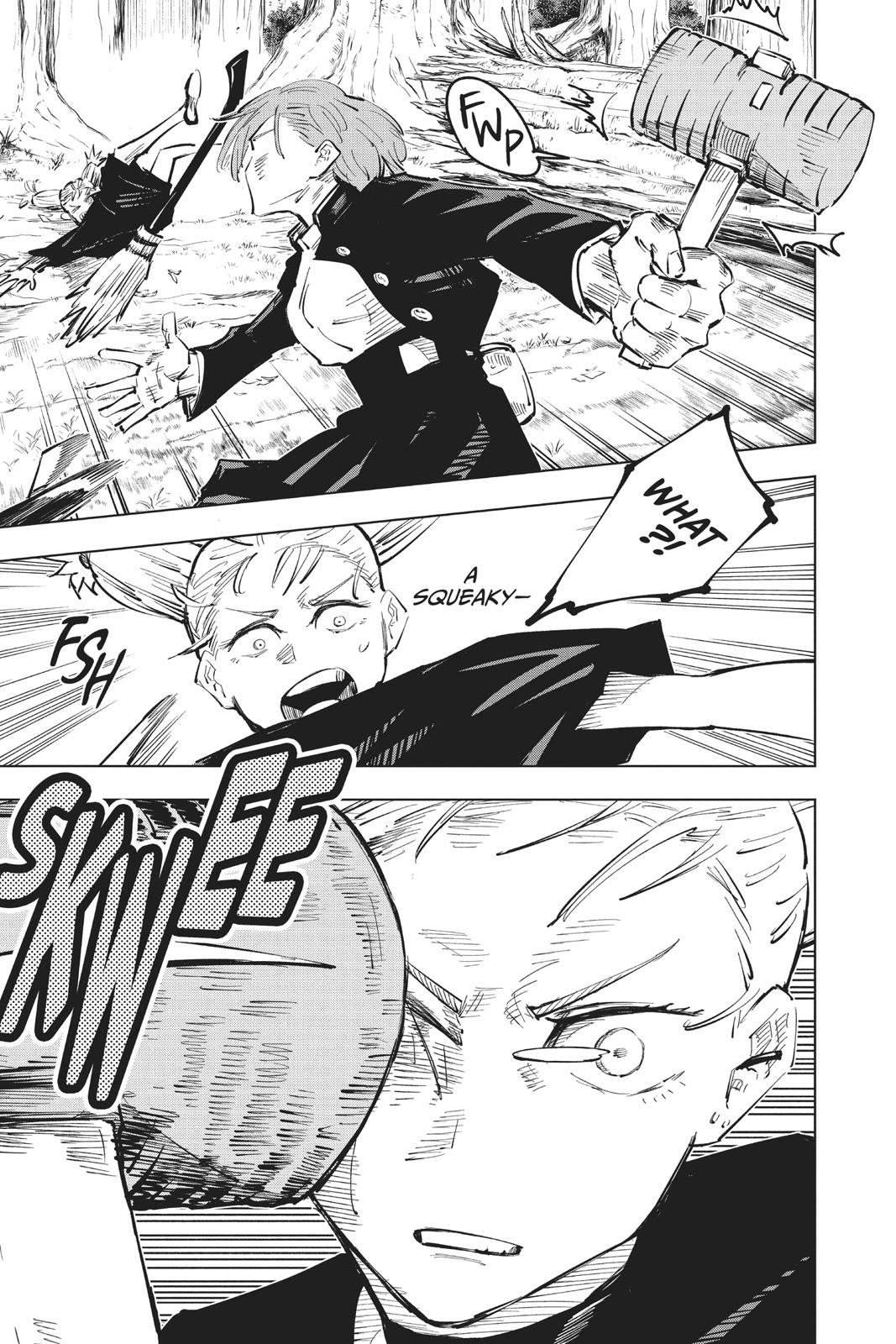 Jujutsu Kaisen Manga Chapter 41 page 13 - Kyoto Sister School Goodwill Event - Team Battle, Part 8 scene