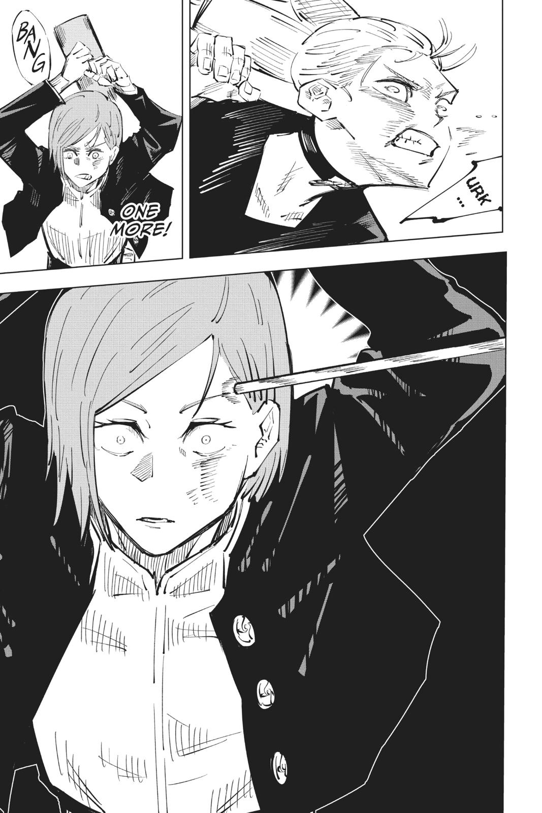 Jujutsu Kaisen Manga Chapter 41 page 15 - Kyoto Sister School Goodwill Event - Team Battle, Part 8 scene