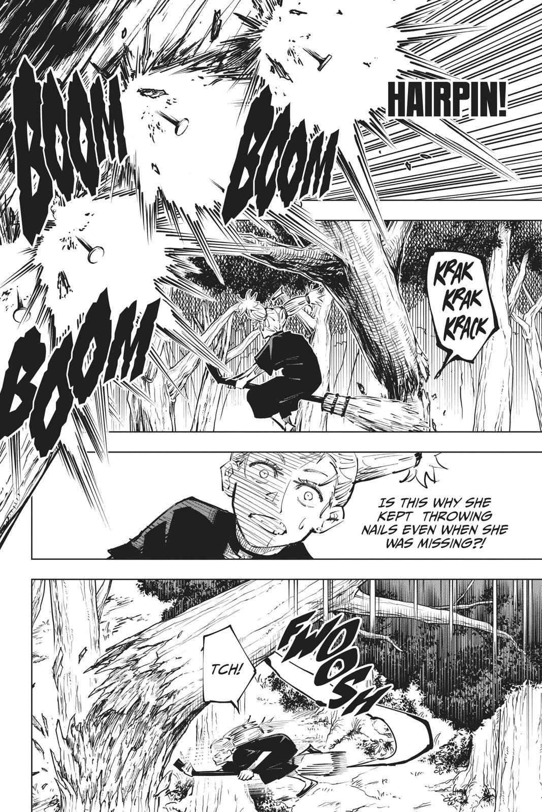 Jujutsu Kaisen Manga Chapter 41 page 8 - Kyoto Sister School Goodwill Event - Team Battle, Part 8 scene