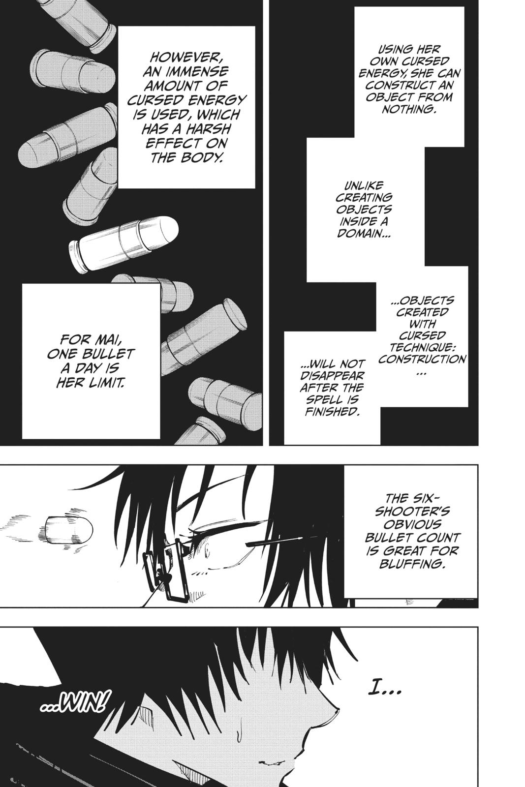 Jujutsu Kaisen Manga Chapter 42 page 13 - Kyoto Sister School Goodwill Event - Team Battle, Part 9 scene