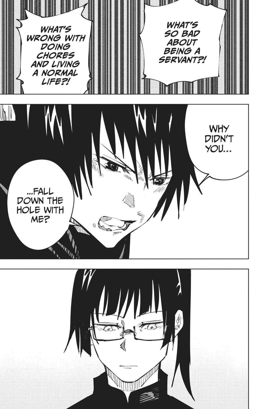 Jujutsu Kaisen Manga Chapter 42 page 17 - Kyoto Sister School Goodwill Event - Team Battle, Part 9 scene