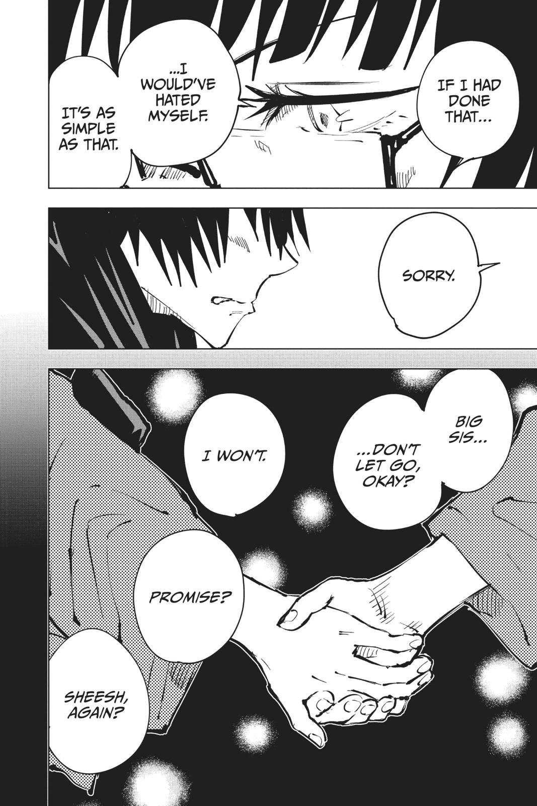 Jujutsu Kaisen Manga Chapter 42 page 18 - Kyoto Sister School Goodwill Event - Team Battle, Part 9 scene