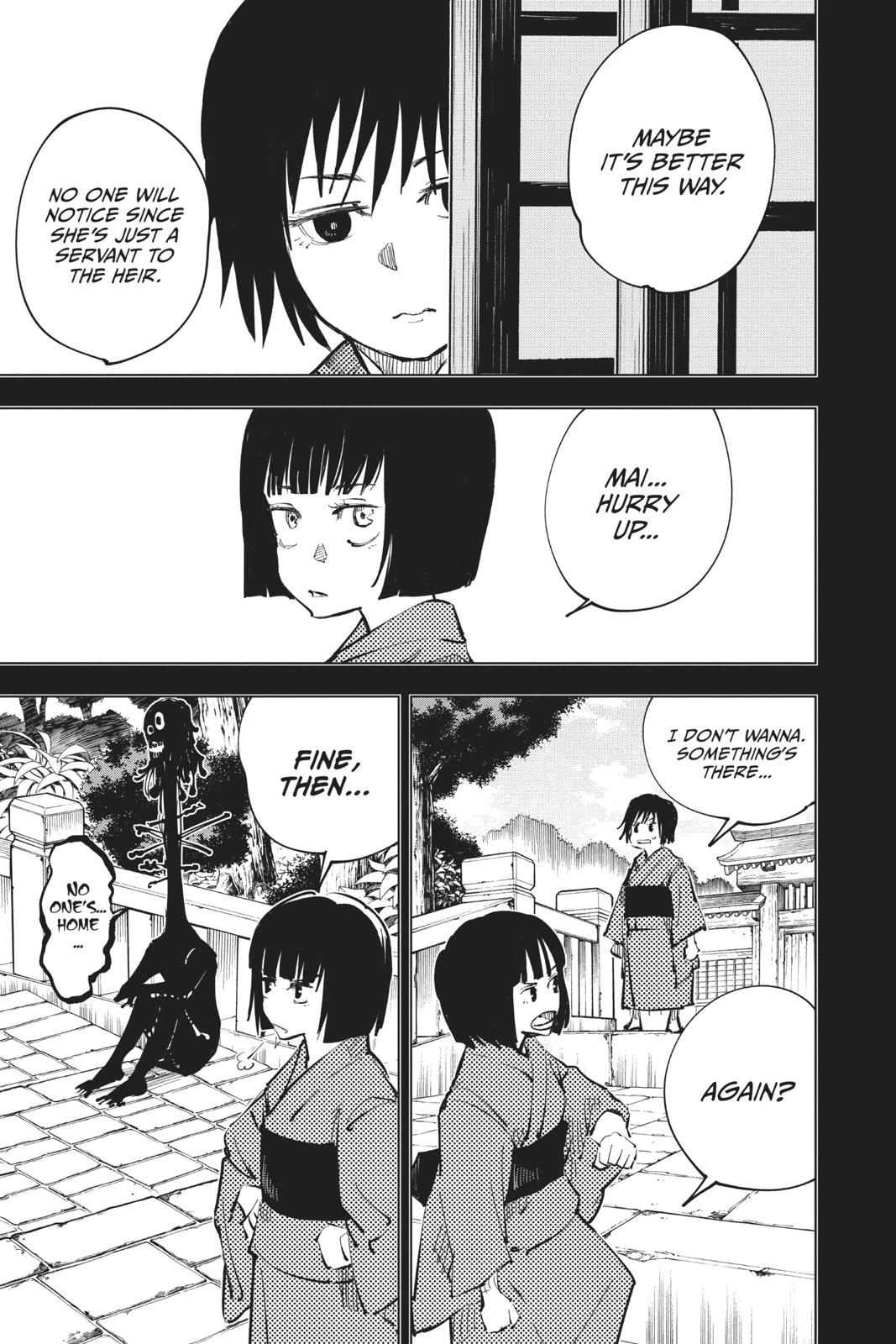 Jujutsu Kaisen Manga Chapter 42 page 7 - Kyoto Sister School Goodwill Event - Team Battle, Part 9 scene