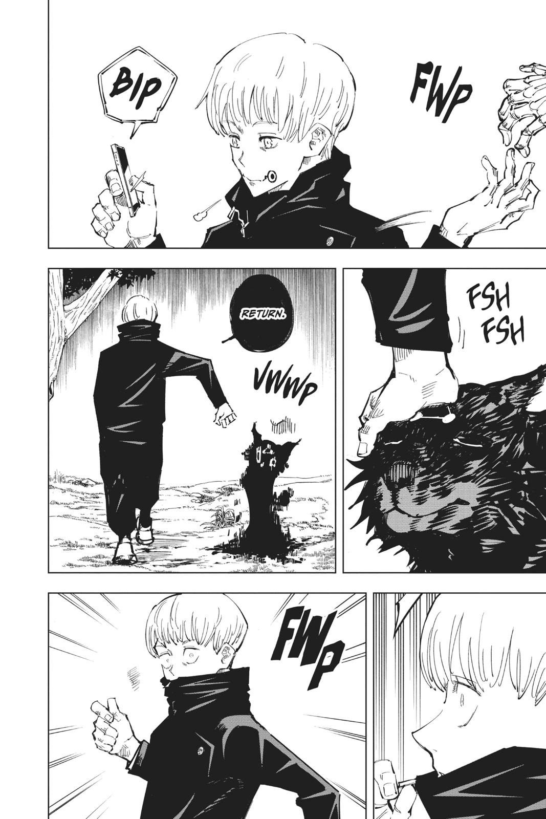 Jujutsu Kaisen Manga Chapter 43 page 12 - Kyoto Sister School Goodwill Event - Team Battle, Part 10 scene