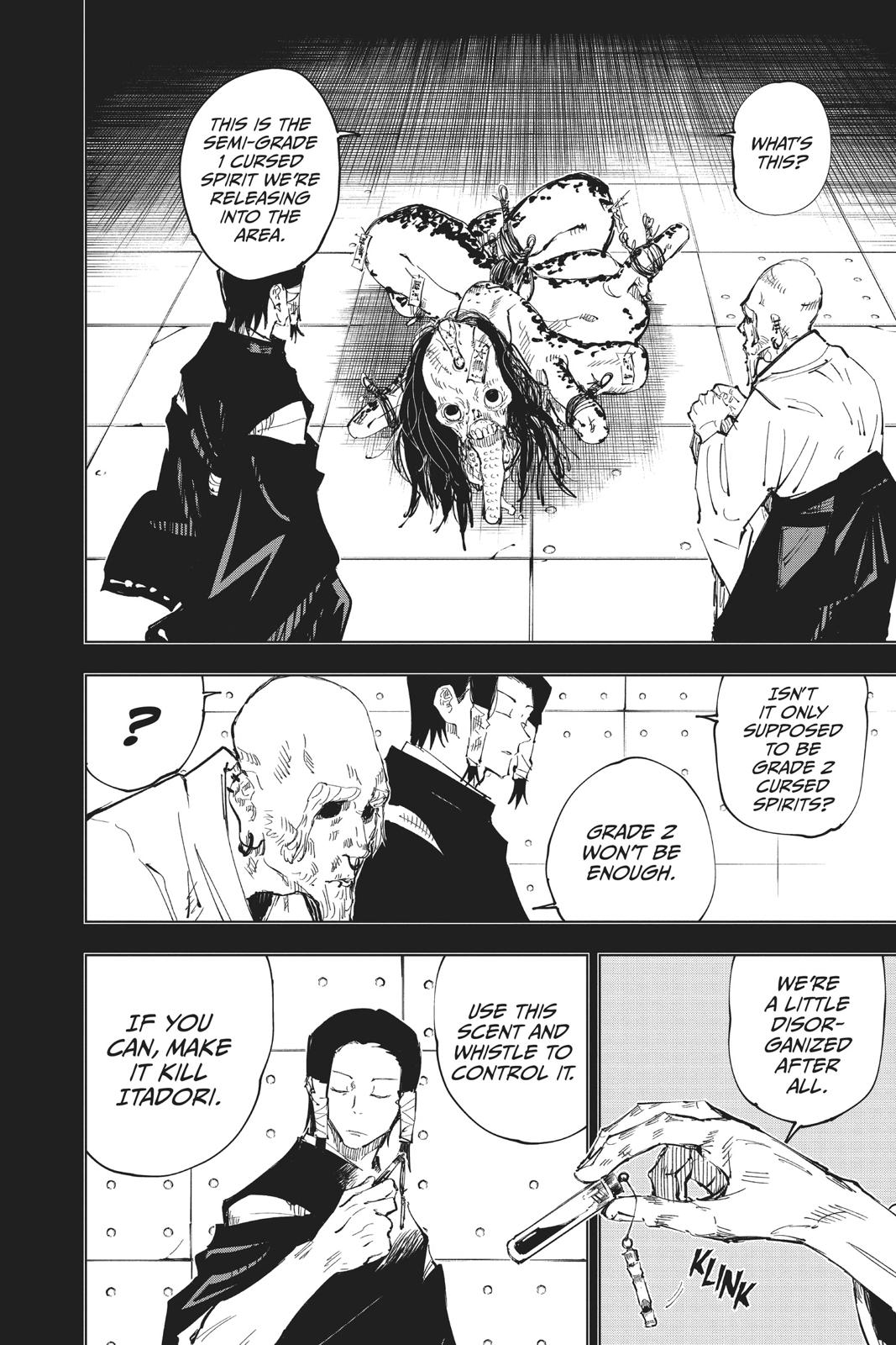 Jujutsu Kaisen Manga Chapter 43 page 14 - Kyoto Sister School Goodwill Event - Team Battle, Part 10 scene