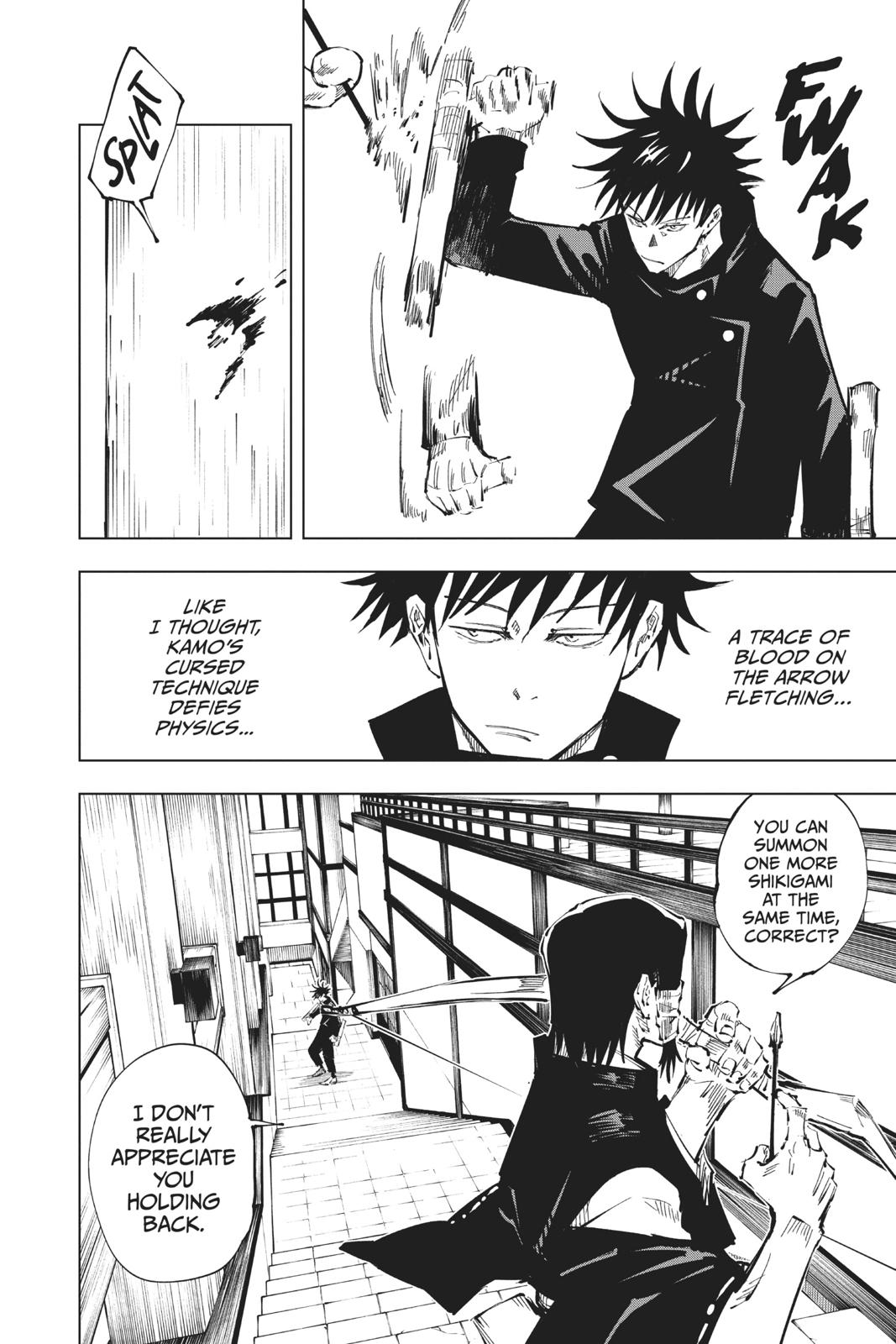 Jujutsu Kaisen Manga Chapter 43 page 4 - Kyoto Sister School Goodwill Event - Team Battle, Part 10 scene